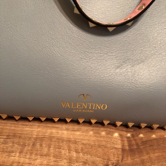 Valentino rockstud studded trapeze tote satchel - Picture 5 of 8